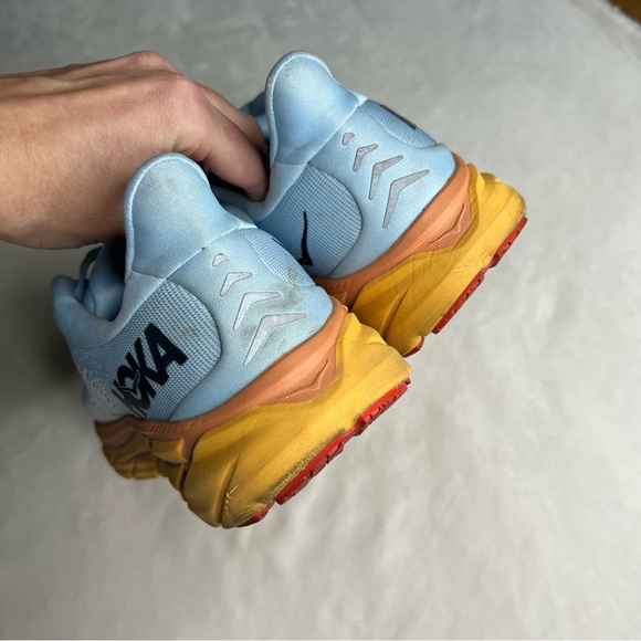 Hoka One One Clifton 8 Summer Song Ice Flow Orange - Picture 9 of 11